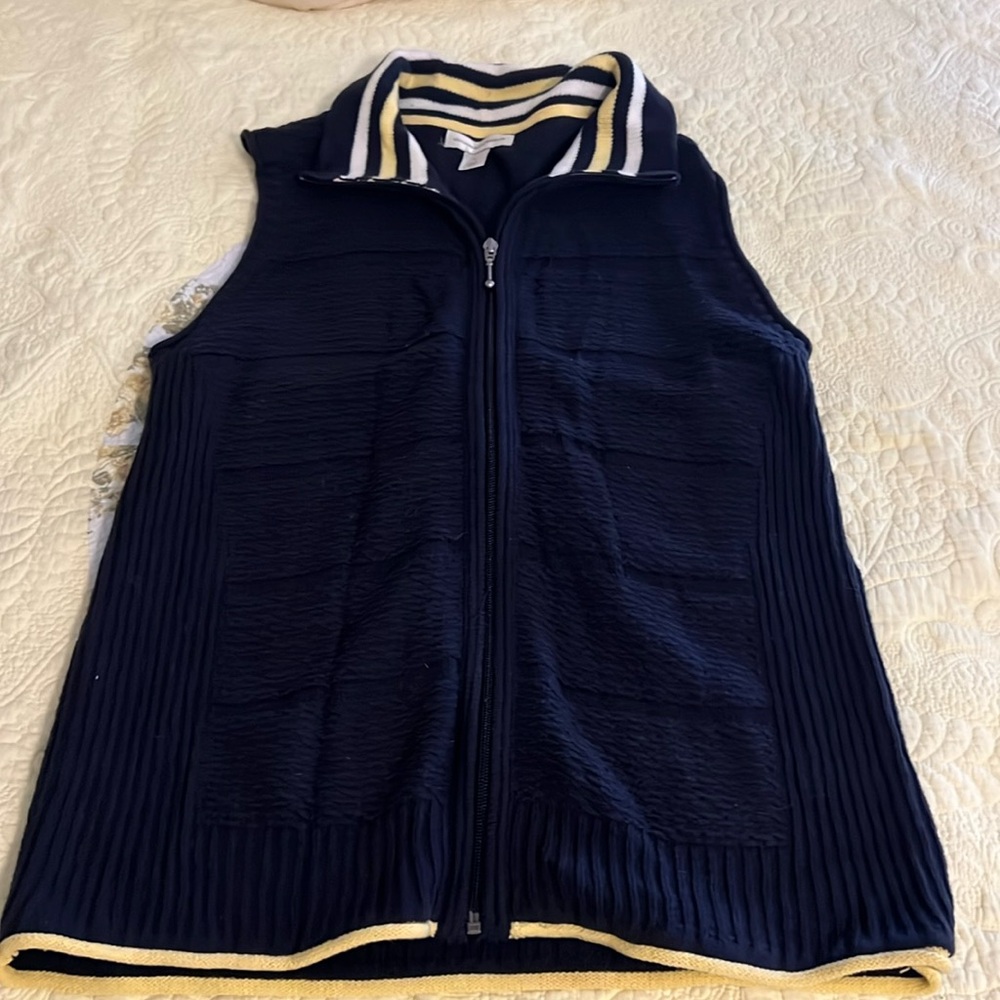 Christopher & Banks Sweater Vest/Shirt